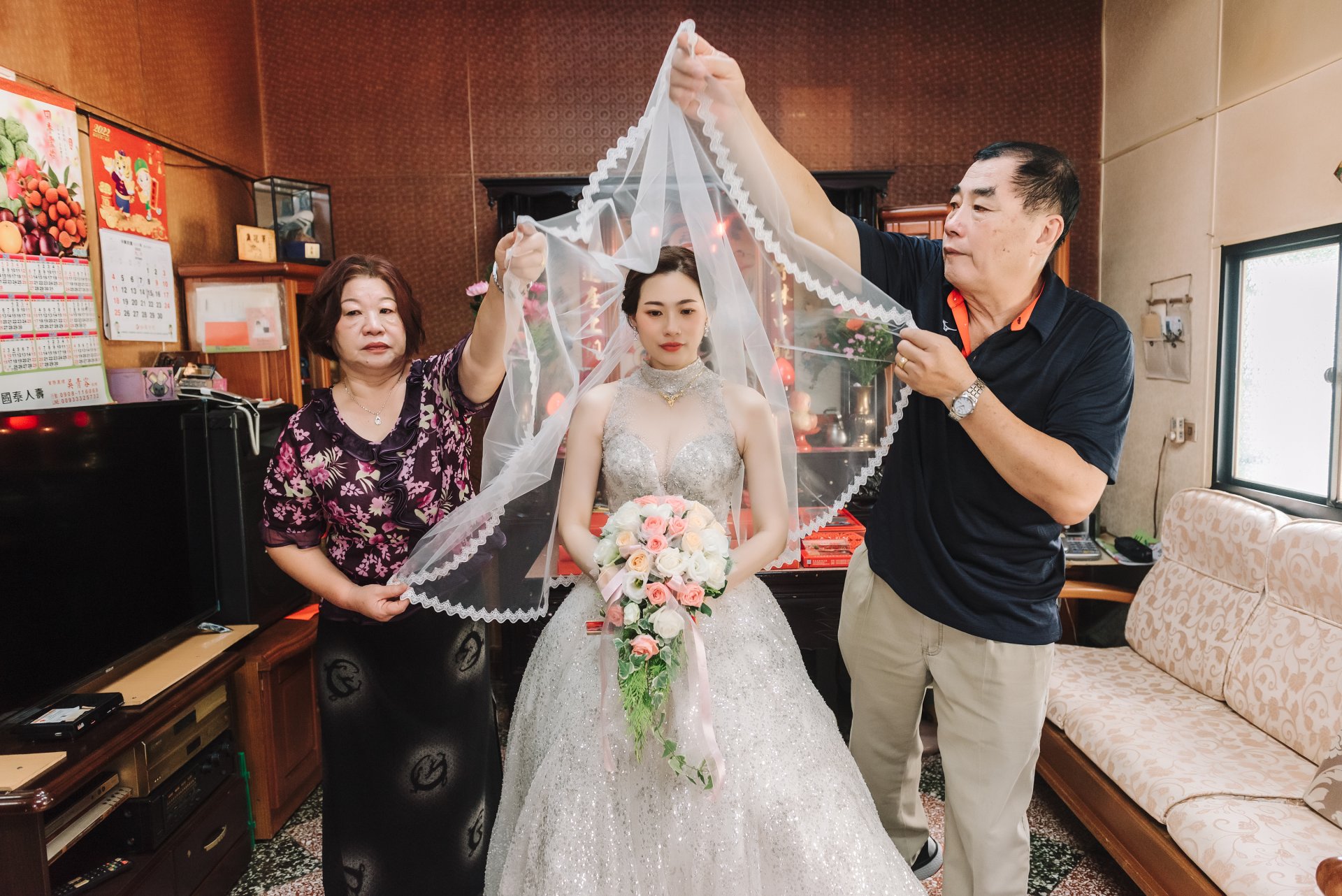 婚禮紀錄｜高雄婚攝｜屏東婚攝｜南部婚攝｜文定儀式｜迎娶儀式｜拜別父母｜